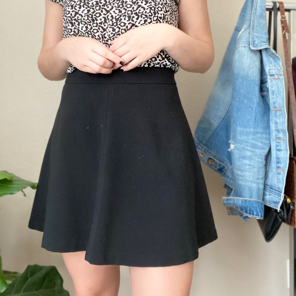Classic Black Women's Skater Skirt
